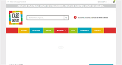 Desktop Screenshot of casedepart.be